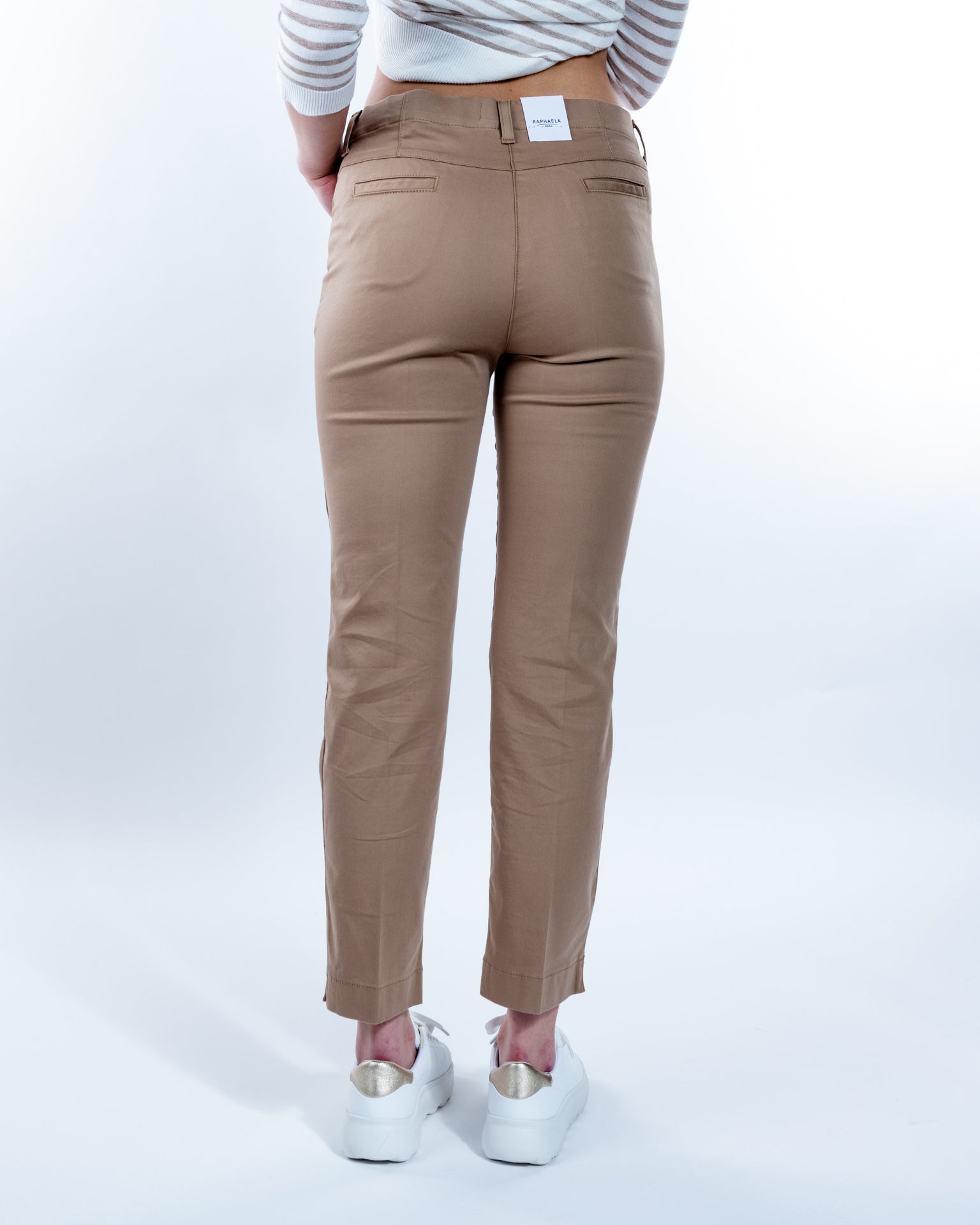 Pantalón recto de algodón